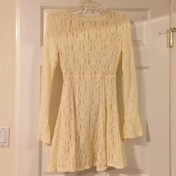 Free People corded lace fit & flare dress - Picture 4 of 8